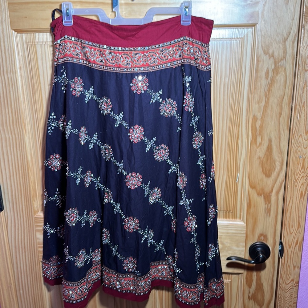 Soft Surroundings Beaded Skirt - Picture 2 of 6